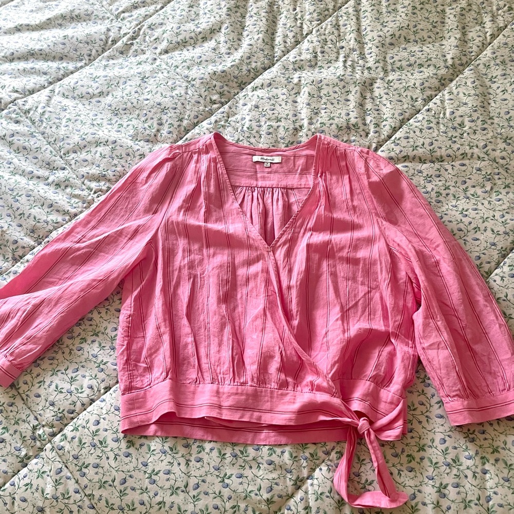 Madewell Pink Top Blouse